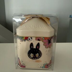 Godiva Cream Decorative Container